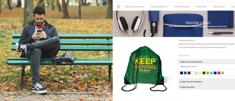 Comprar mochilas personalizadas online
